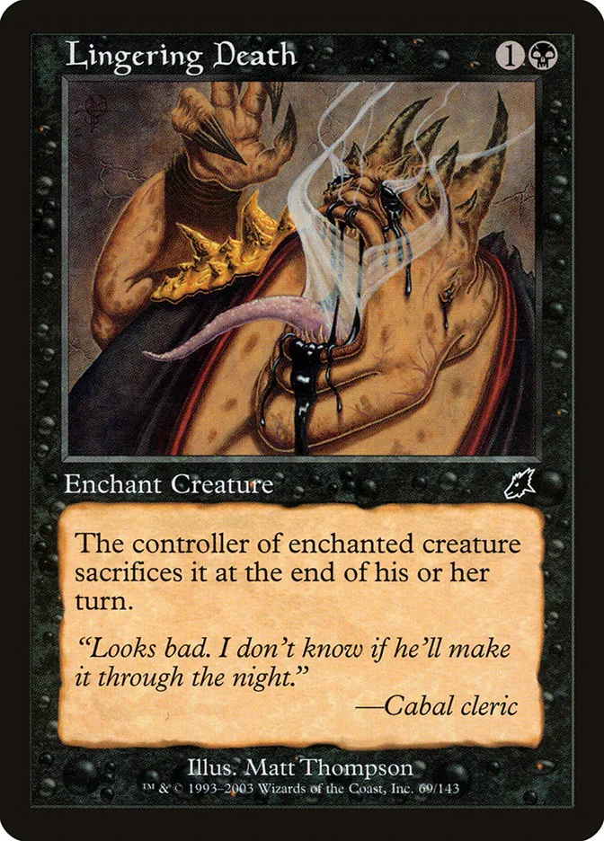 Lingering Death Front Face