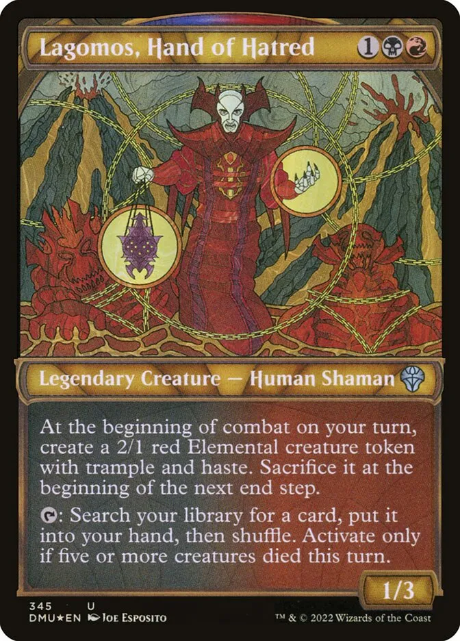 Lagomos, Hand of Hatred Front Face