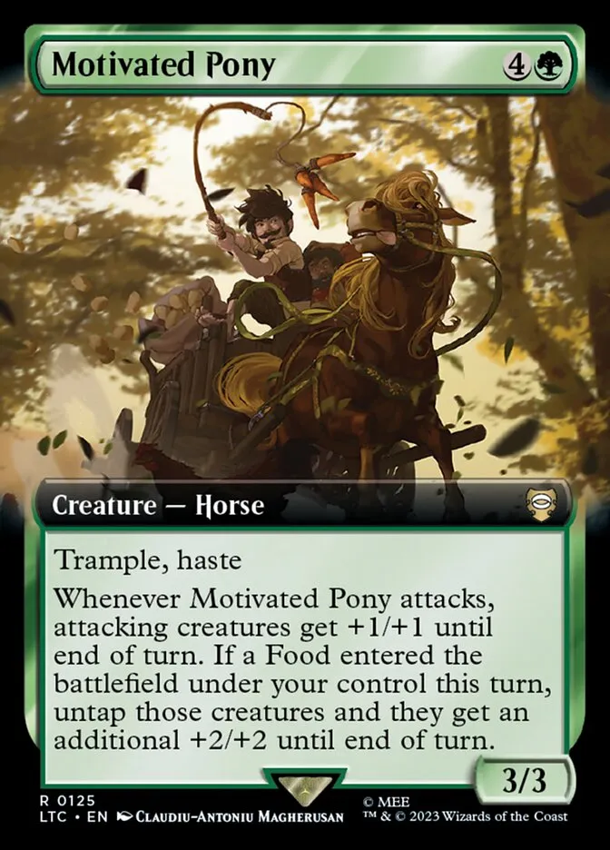 Motivated Pony Front Face