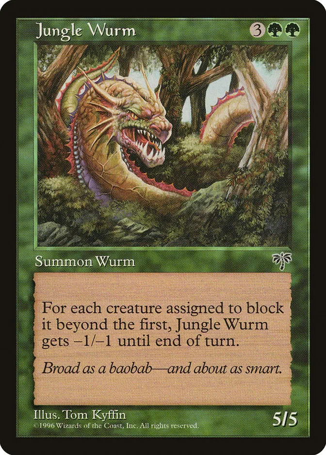 Jungle Wurm Front Face