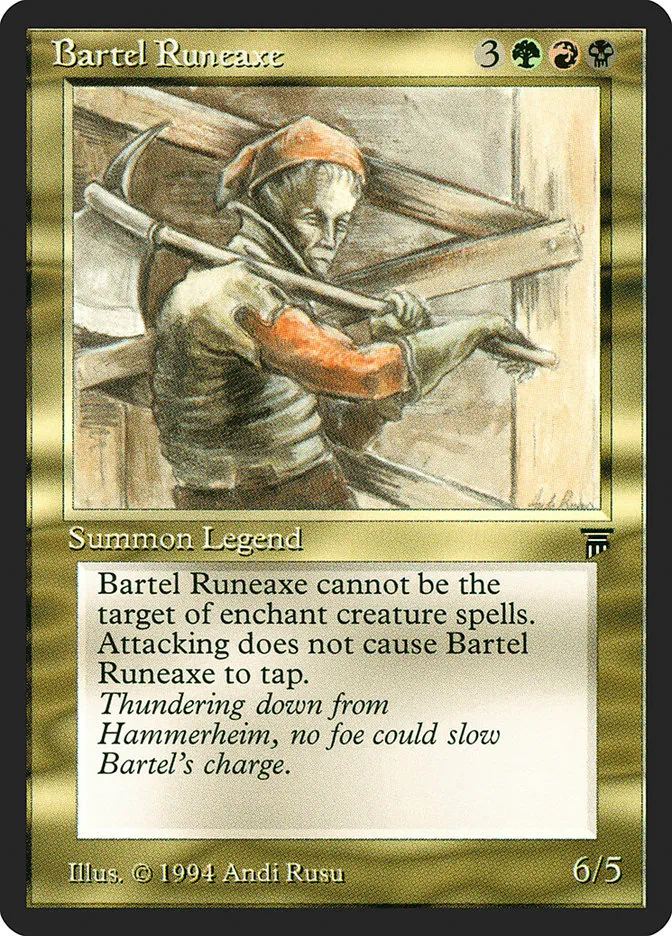 Bartel Runeaxe Front Face