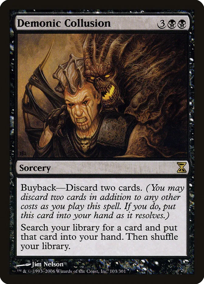 Demonic Collusion Front Face
