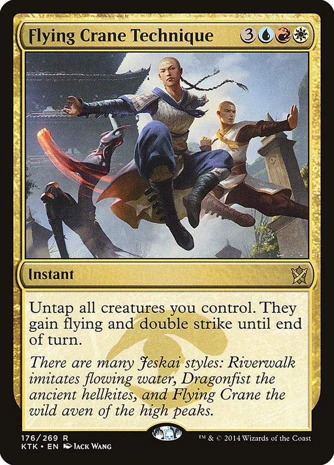 Flying Crane Technique Front Face