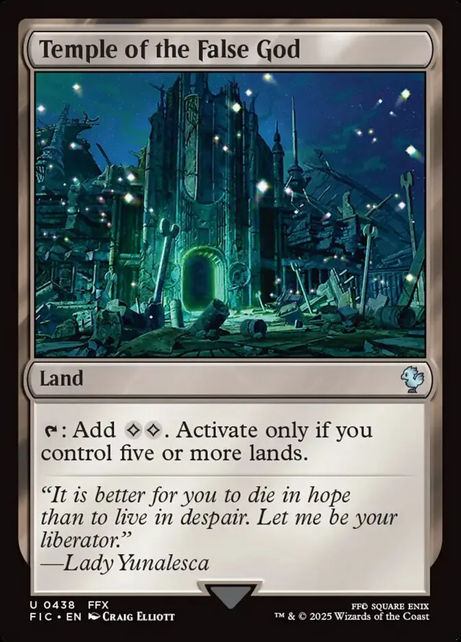 Temple of the False God
