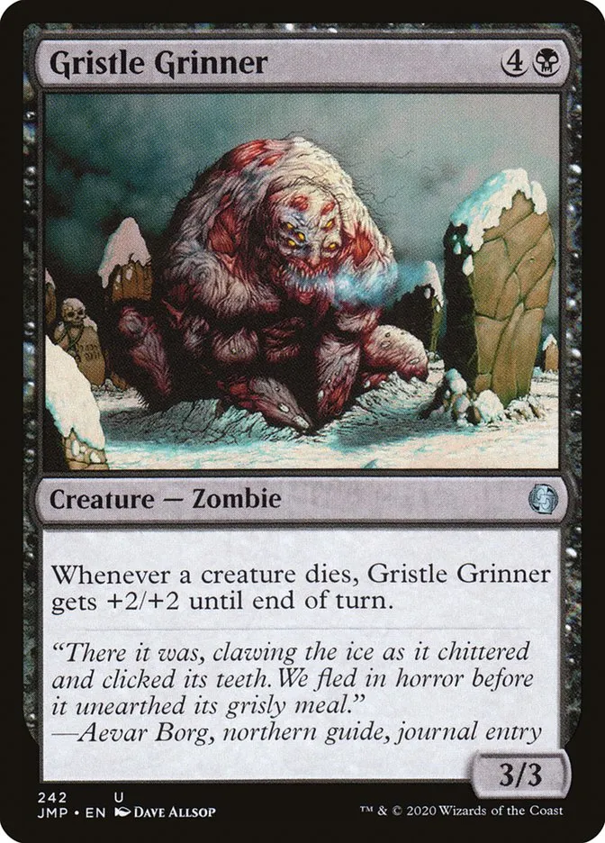 Gristle Grinner Front Face