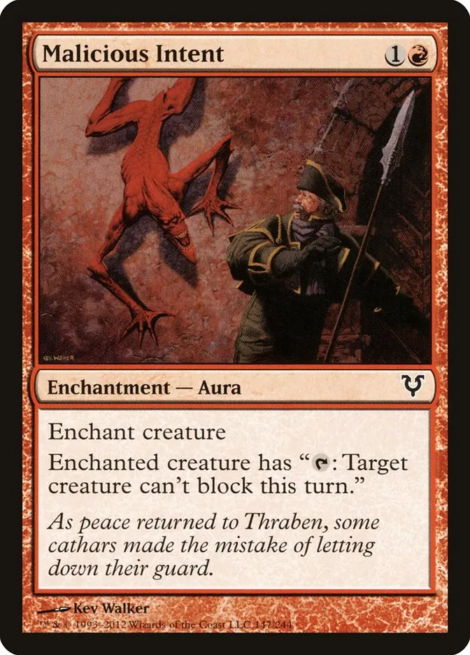 Malicious Intent Front Face