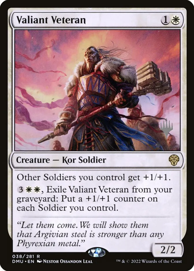 Valiant Veteran Front Face