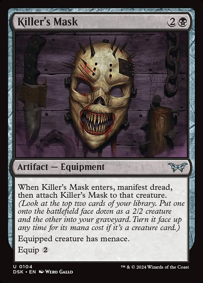 Killer's Mask Front Face