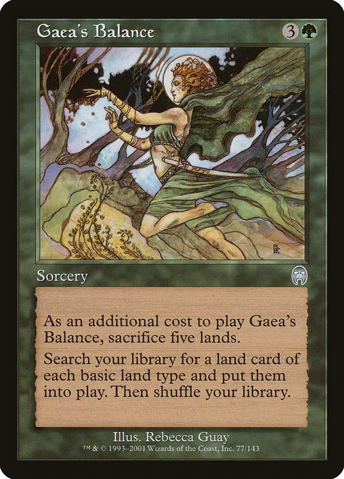 Gaea's Balance Front Face