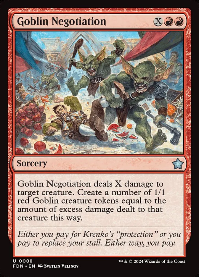 Goblin Negotiation Front Face