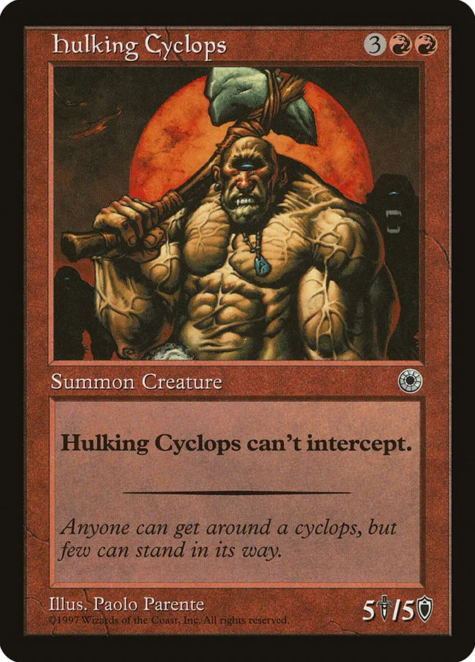 Hulking Cyclops Front Face