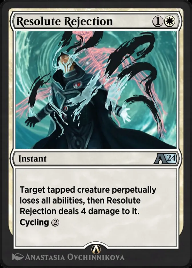 Resolute Rejection Front Face