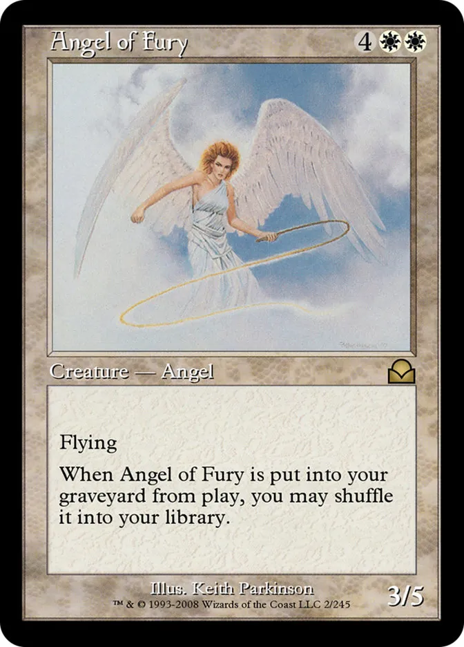 Angel of Fury Front Face