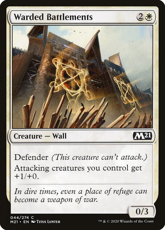 Warded Battlements Front Face