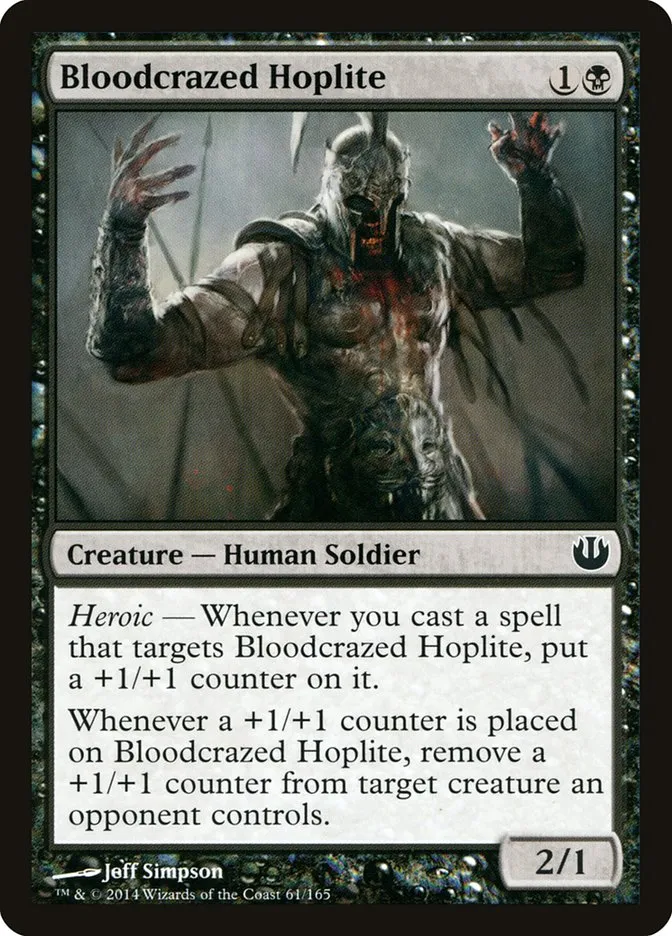Bloodcrazed Hoplite Front Face