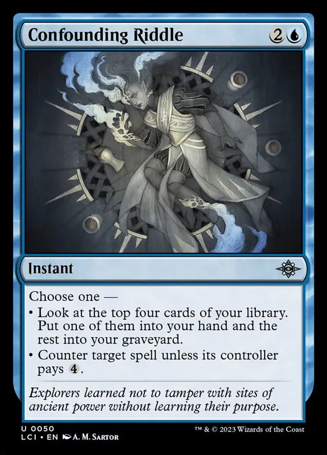 Confounding Riddle Front Face
