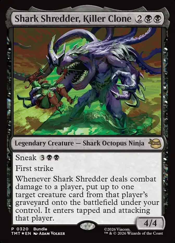 Shark Shredder, Killer Clone Front Face
