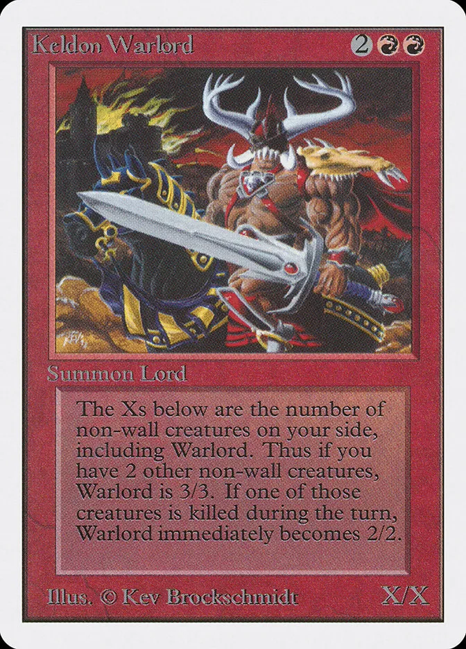 Keldon Warlord Front Face