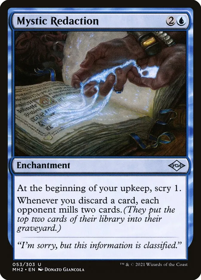 Mystic Redaction Front Face