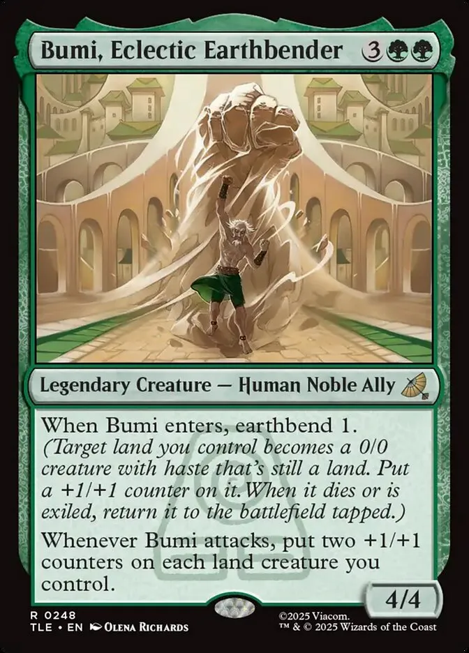Bumi, Eclectic Earthbender Front Face