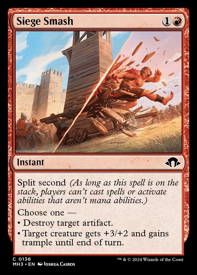 Siege Smash Front Face