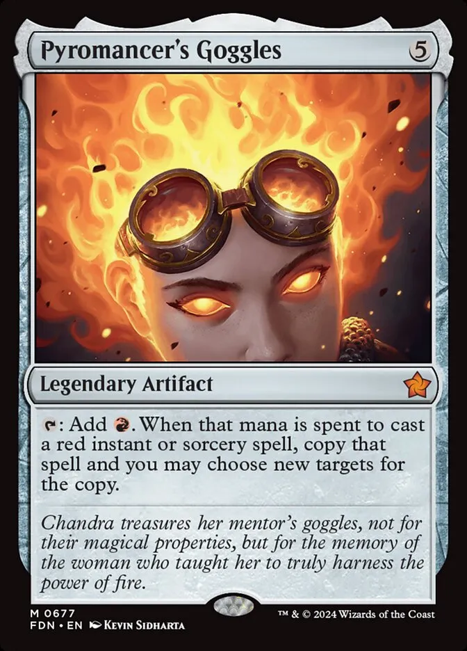 Pyromancer's Goggles Front Face