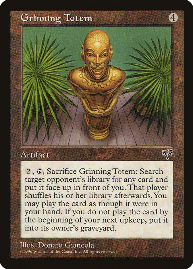 Grinning Totem Front Face