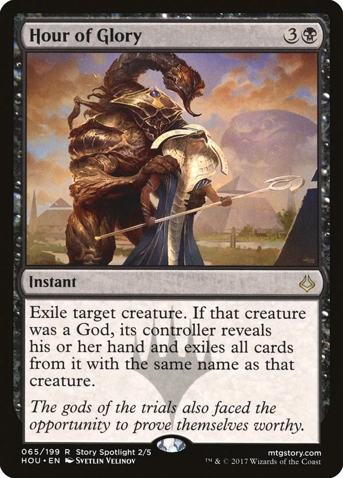 Hour of Glory Front Face