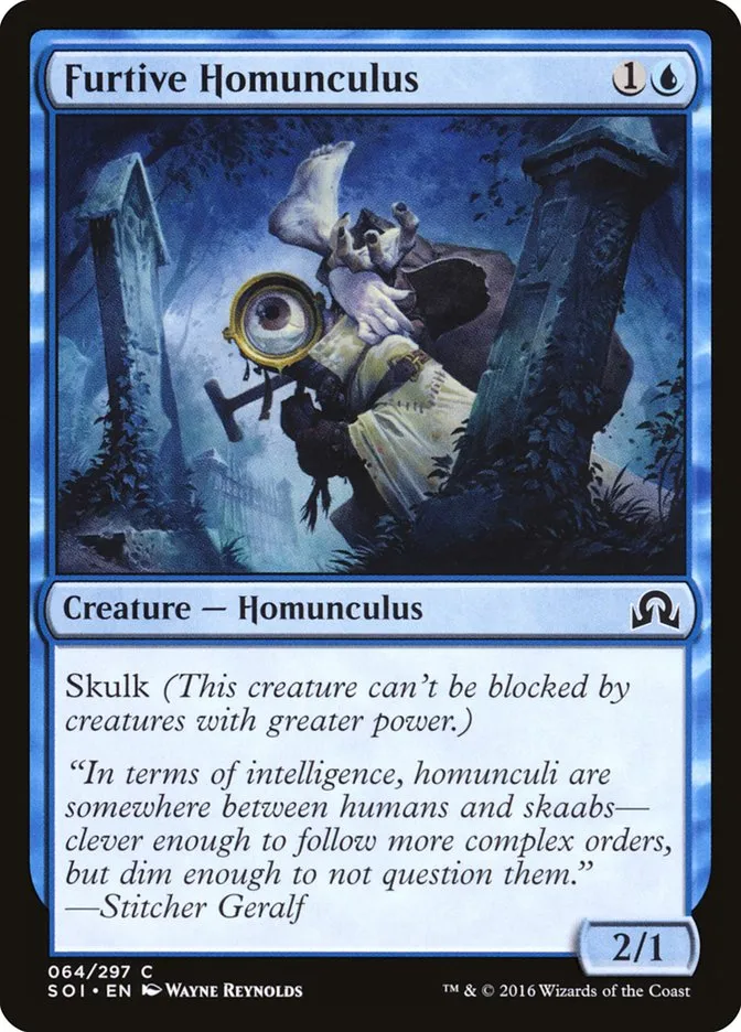 Furtive Homunculus Front Face