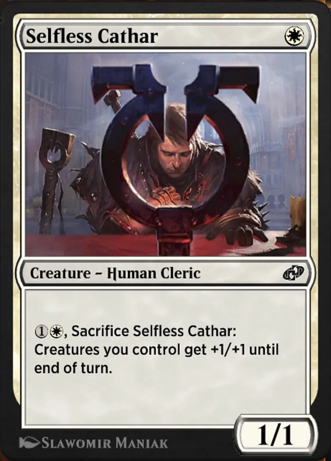 Selfless Cathar Front Face