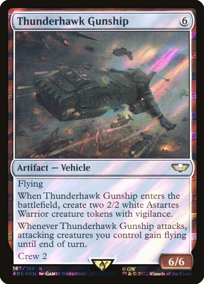 Thunderhawk Gunship Front Face