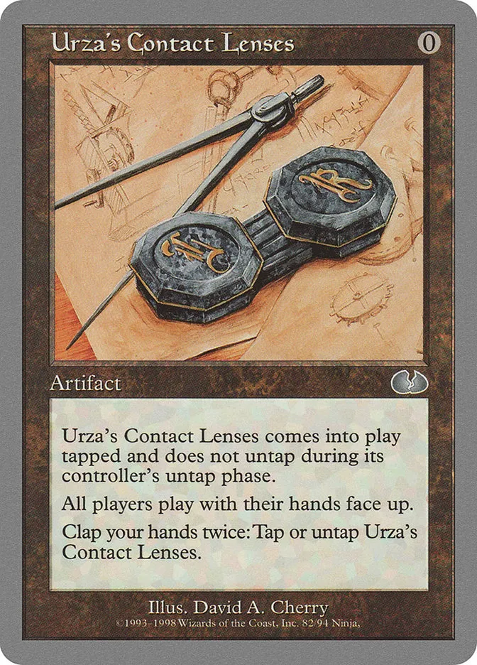 Urza's Contact Lenses Front Face