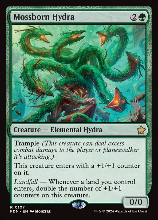 Mossborn Hydra Front Face