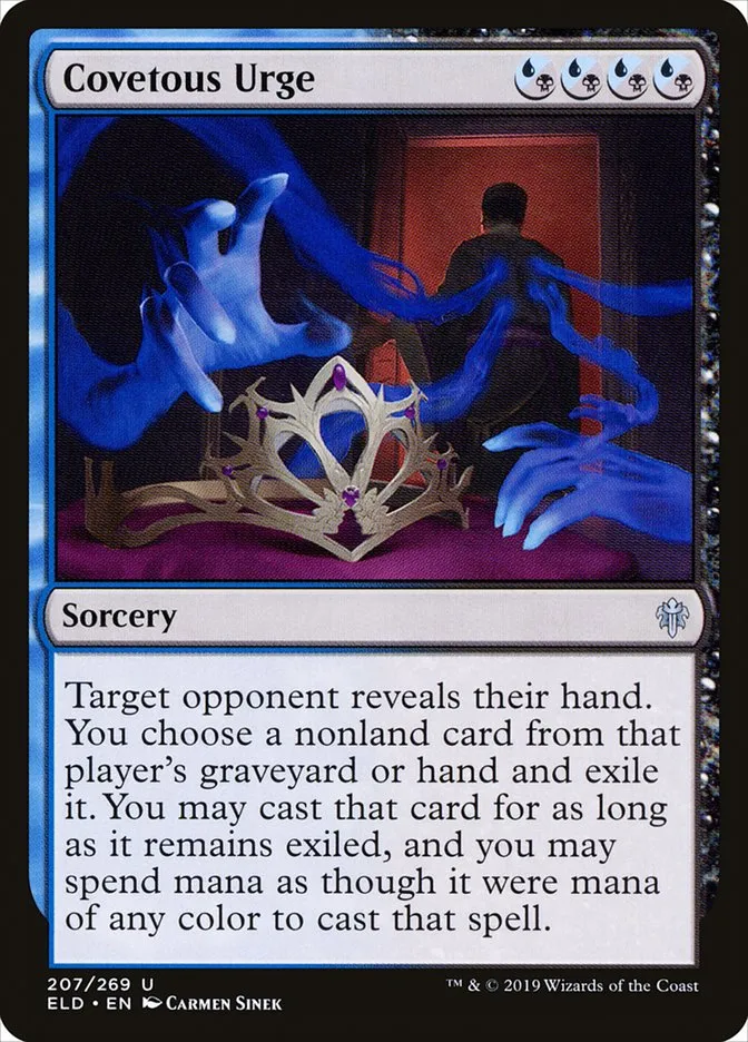 Covetous Urge Front Face