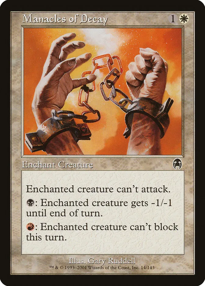Manacles of Decay Front Face
