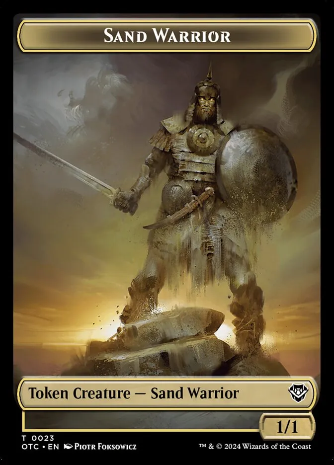Sand Warrior Front Face