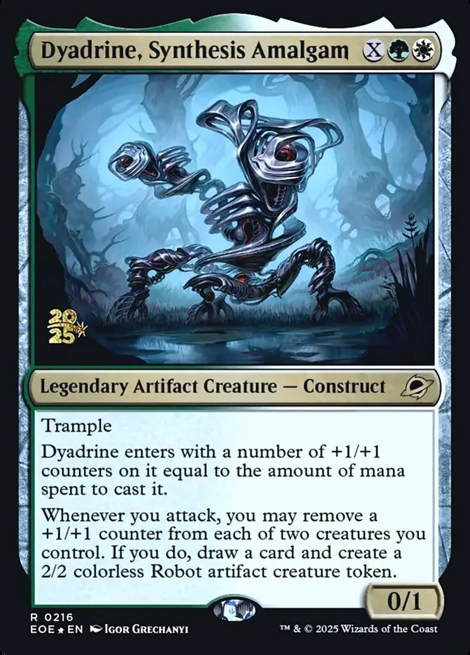 Dyadrine, Synthesis Amalgam Front Face