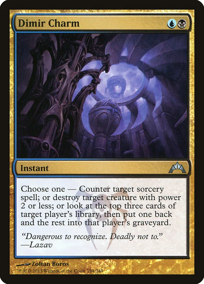 Dimir Charm Front Face