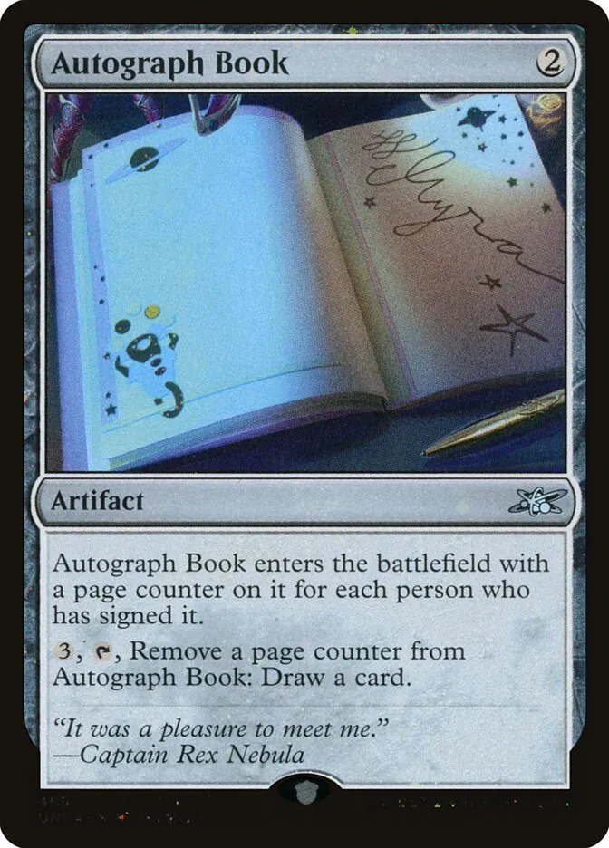 Autograph Book Front Face