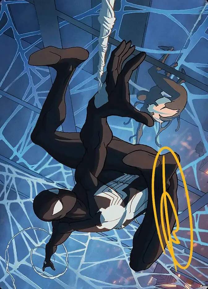 Symbiote Spider-Man // Symbiote Spider-Man Front Face