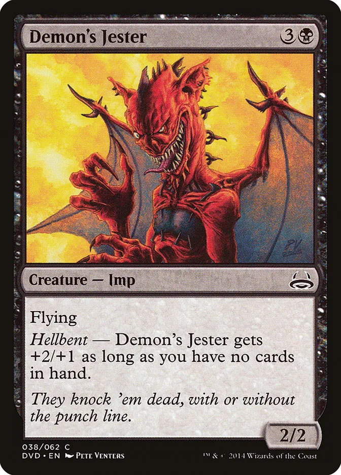 Demon's Jester Front Face