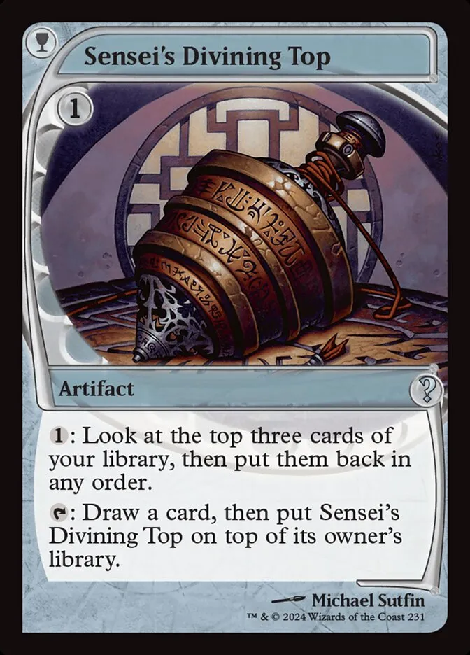 Sensei's Divining Top Front Face