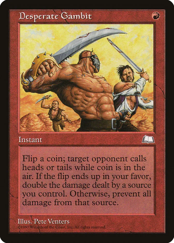 Desperate Gambit Front Face