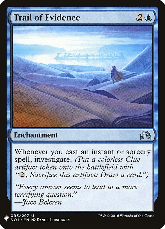 Trail of Evidence Front Face