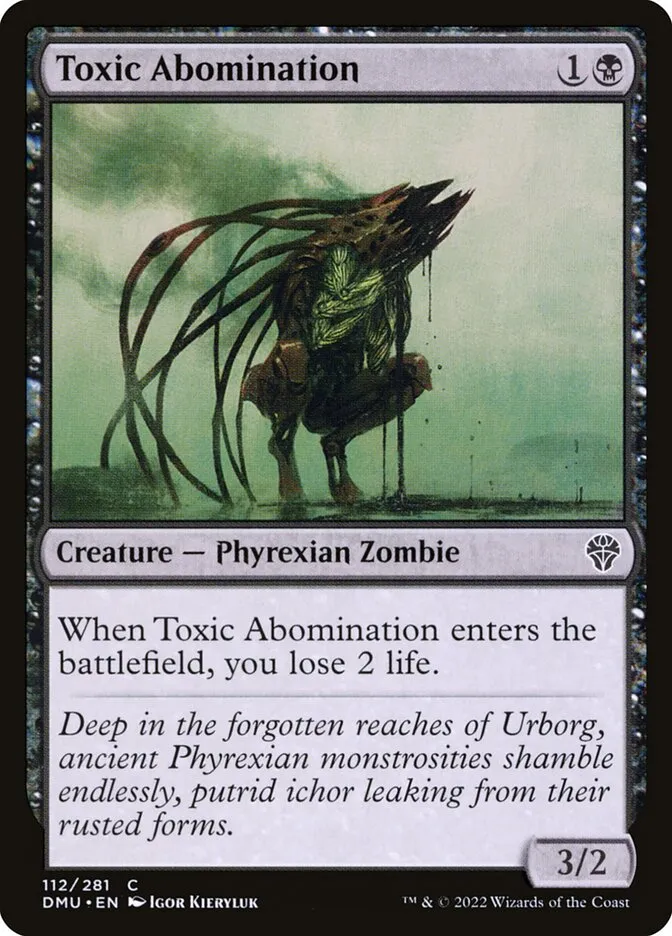Toxic Abomination Front Face
