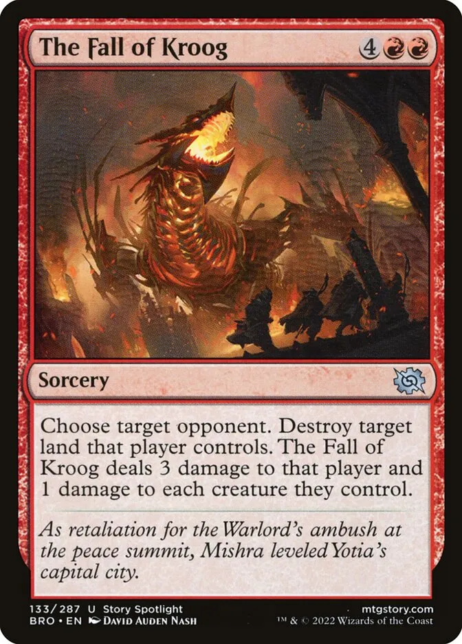 The Fall of Kroog Front Face