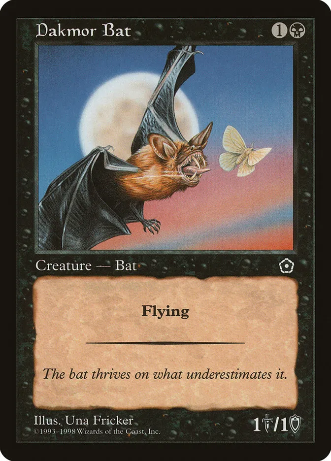 Dakmor Bat Front Face