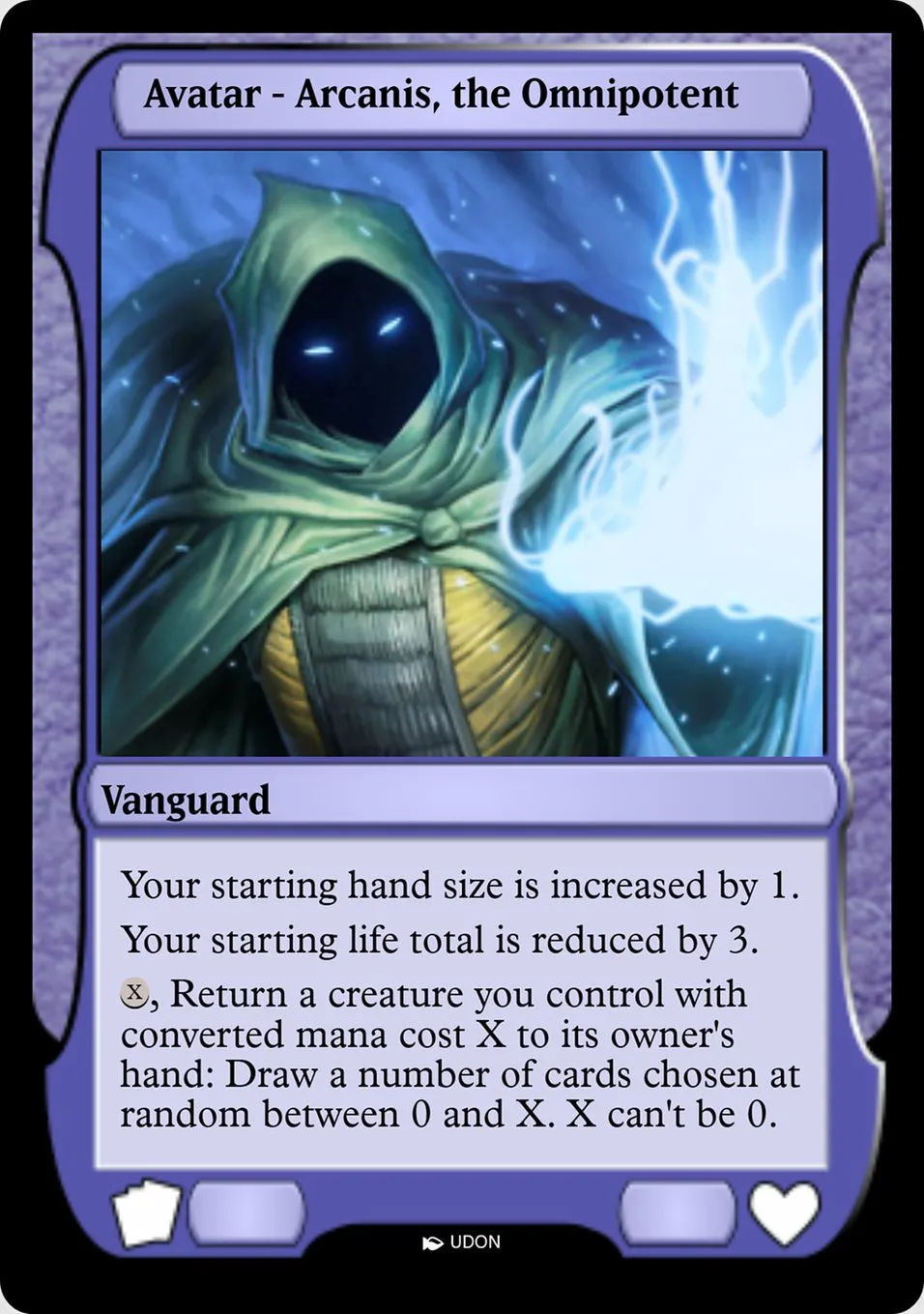 Arcanis, the Omnipotent Avatar Front Face