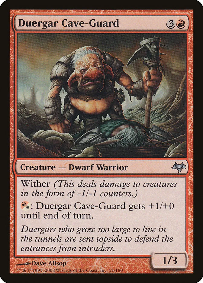 Duergar Cave-Guard Front Face
