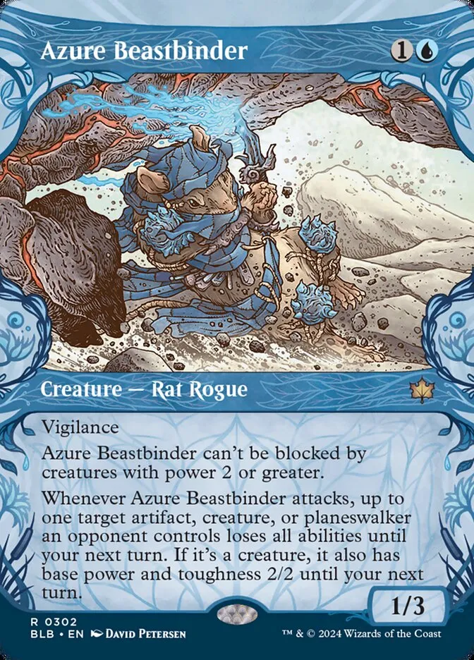Azure Beastbinder Front Face